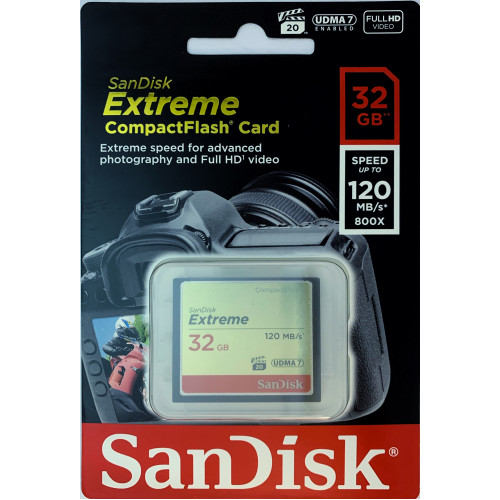 SANDISK 32GB CF EXTREME S 120MB/s ( SDCFXSB-032G-G46 )